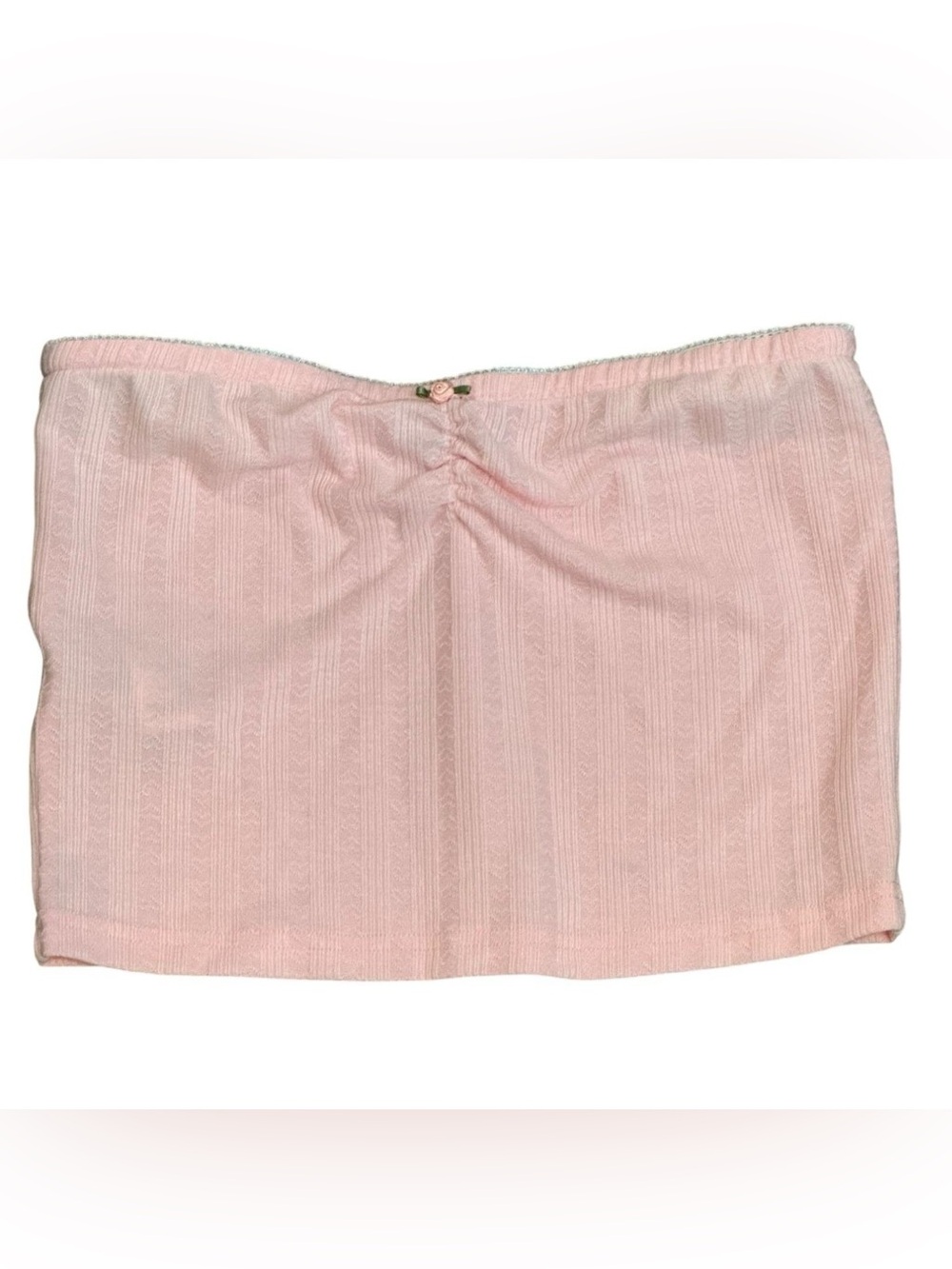 NWT Edikted Pointelle Baby Pink Tube Top